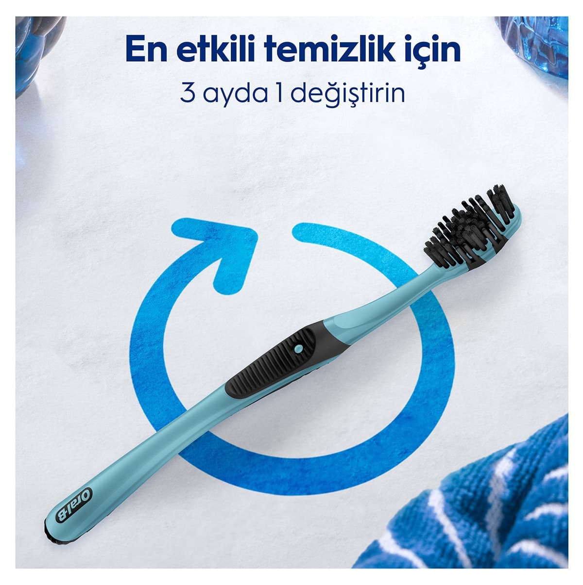 مسواک دندان Oral-B سفیدکننده با زغال مدل Pro-3DWhite مسواک دندان Oral-B سفیدکننده با زغال مدل Pro-3DWhite