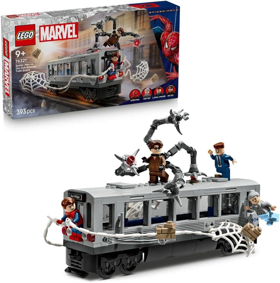 لگو Marvel صحنه قطار مترو Spider-Man علیه Doc Ock مدل 76321 لگو Marvel صحنه قطار مترو Spider-Man علیه Doc Ock مدل 76321