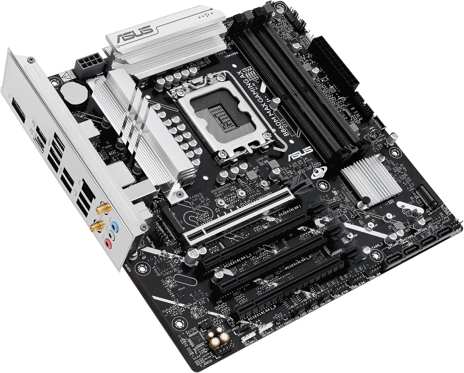 مادربرد ASUS Micro-ATX با چیپست Intel B860 سوکت LGA 1851 مدل B860M MAX GAMING AX مادربرد ASUS Micro-ATX با چیپست Intel B860 سوکت LGA 1851 مدل B860M MAX GAMING AX