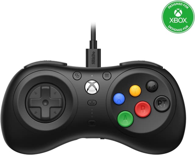 دسته بازی سیمی برای Xbox Series X|S، Xbox One و Windows، 8bitdo با چیدمان ۶ دکمهای مدل M30 دسته بازی سیمی برای Xbox Series X|S، Xbox One و Windows، 8bitdo با چیدمان ۶ دکمهای مدل M30