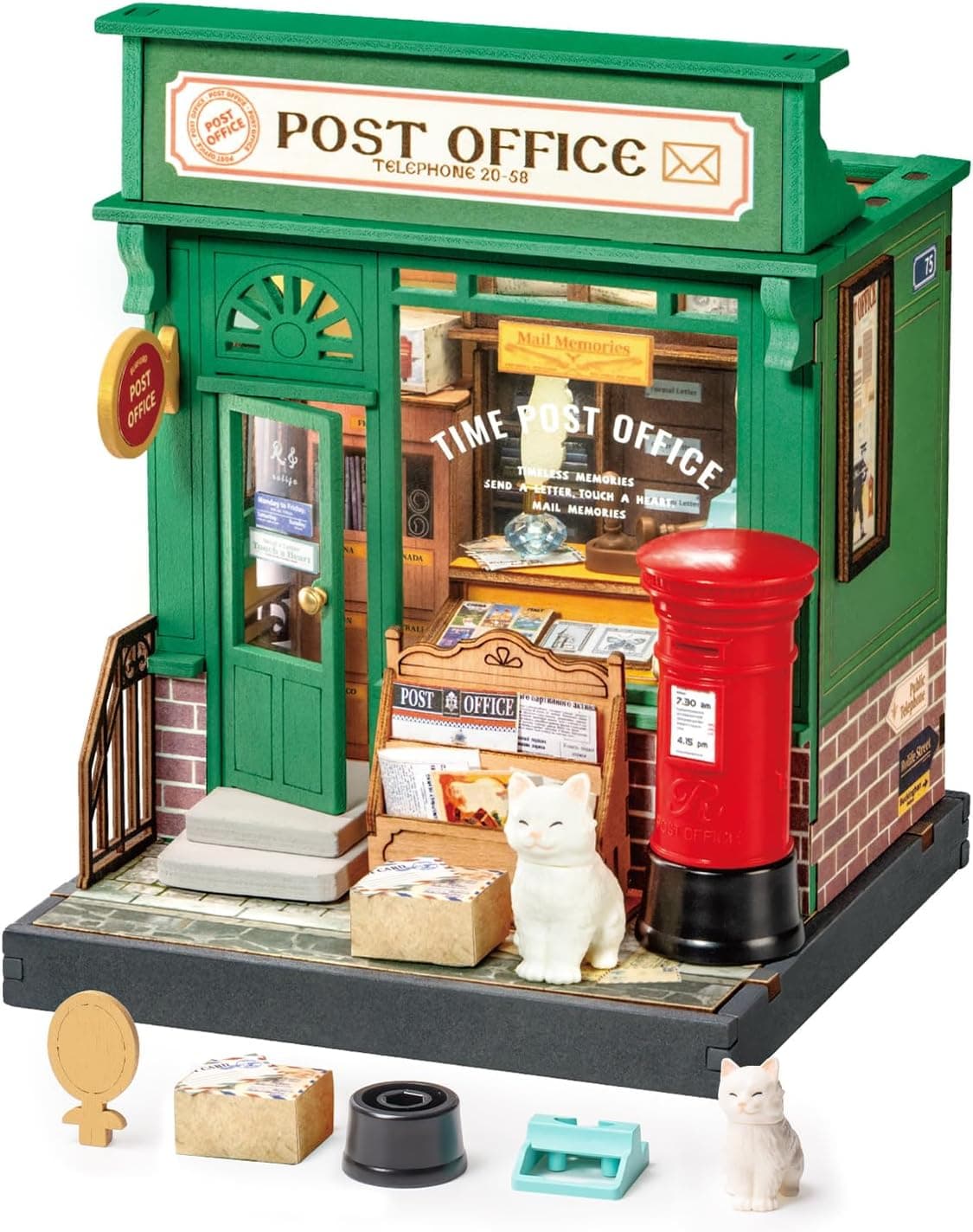 کیت ساخت ماکت مینیاتوری کتابفروشی Rolife مدل The Muse Bookshop کیت ساخت ماکت مینیاتوری کتابفروشی Rolife مدل The Muse Bookshop