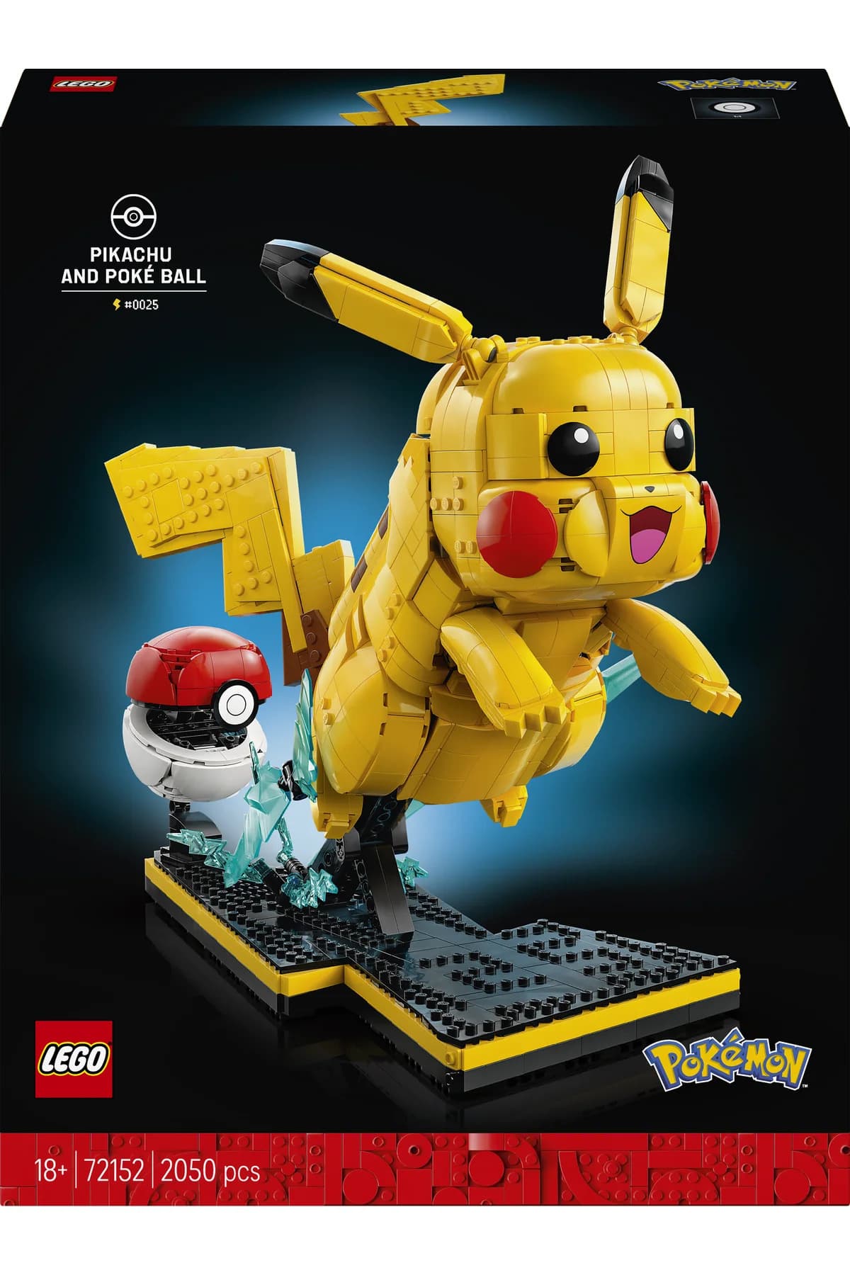 لگو Pokémon Pikachu و Poké Ball مدل 72152 با 2050 قطعه لگو Pokémon Pikachu و Poké Ball مدل 72152 با 2050 قطعه