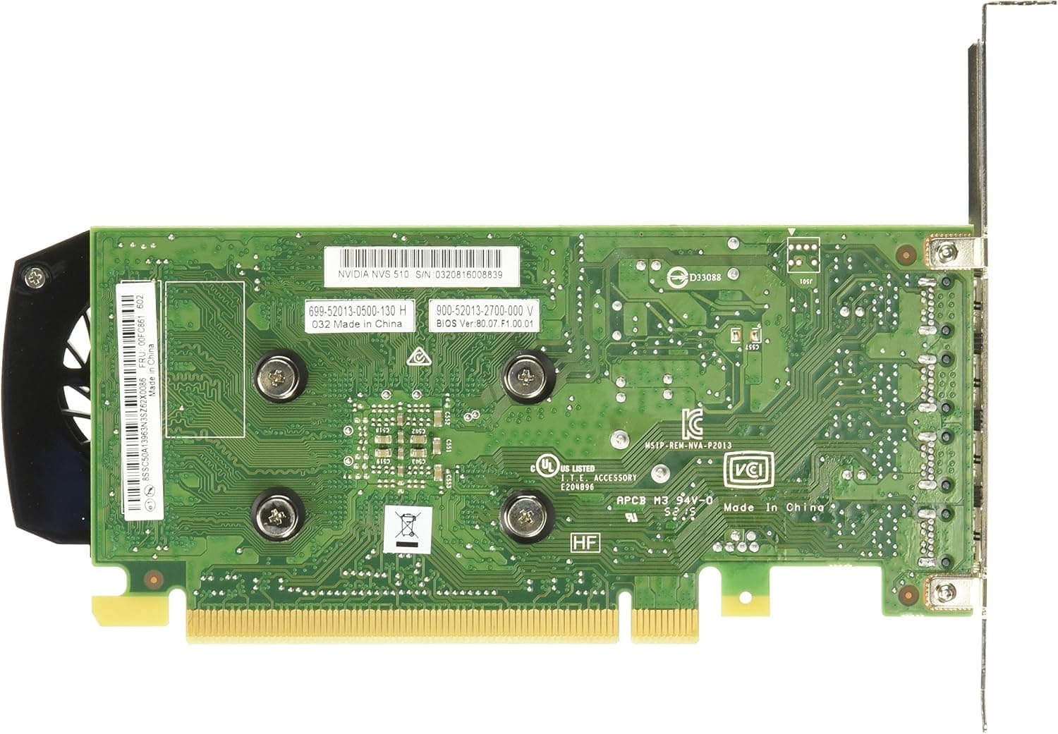 کارت گرافیک NVIDIA NVS 510 2 GB GDDR3 سبز مدل 0B47077 کارت گرافیک NVIDIA NVS 510 2 GB GDDR3 سبز مدل 0B47077