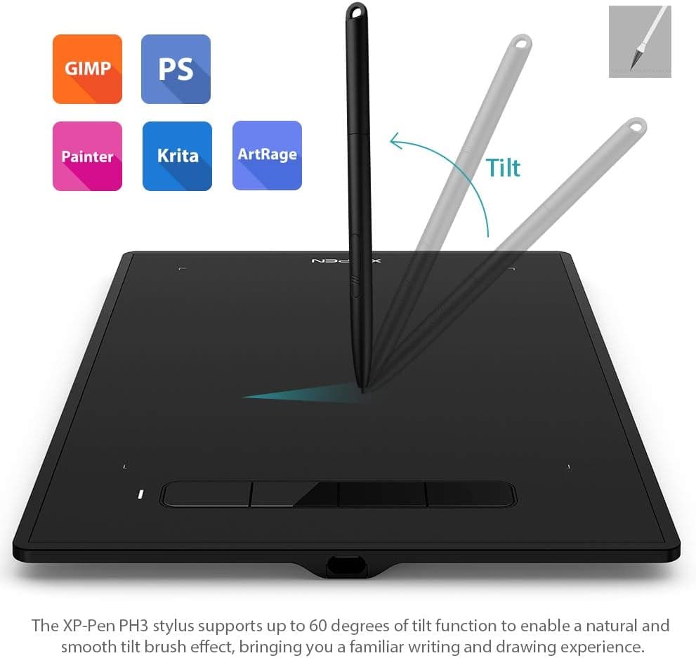 تبلت گرافیکی XP-Pen با قلم بدون باتری 9x6 inch مدل G960S تبلت گرافیکی XP-Pen با قلم بدون باتری 9x6 inch مدل G960S