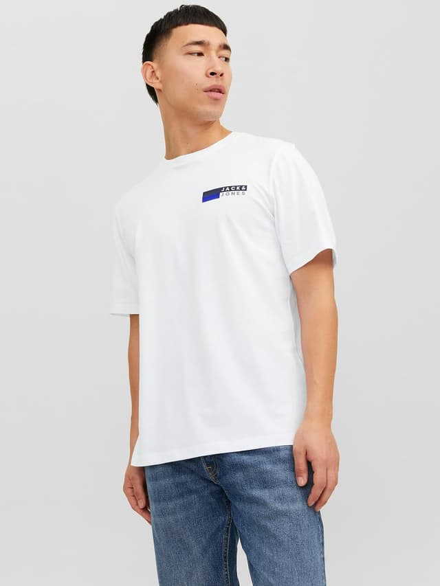 تیشرت مردانه JACK & JONES یقه گرد با لوگو آستین کوتاه مدل Jjecorp Play تیشرت مردانه JACK & JONES یقه گرد با لوگو آستین کوتاه مدل Jjecorp Play