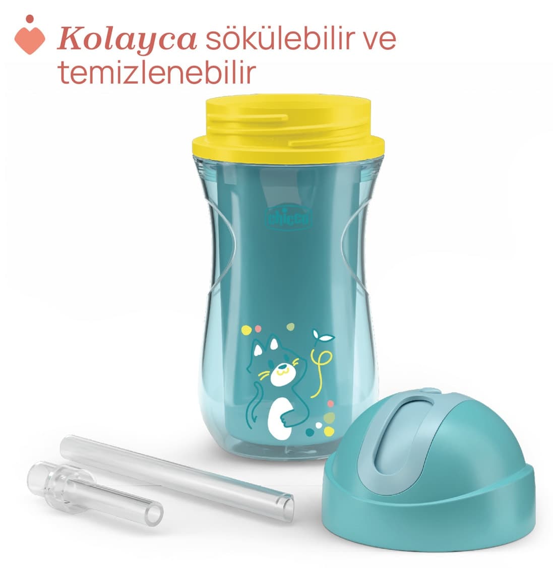 لیوان مردانه Chicco ورزشی با نی 14 ماهه لیوان مردانه Chicco ورزشی با نی 14 ماهه