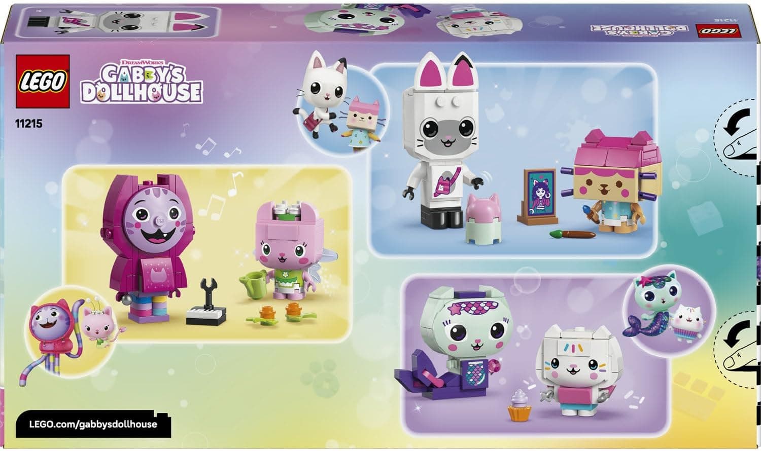 لگو Gabby's Dollhouse دوستان گربهای Gabby مدل 11215 لگو Gabby's Dollhouse دوستان گربهای Gabby مدل 11215