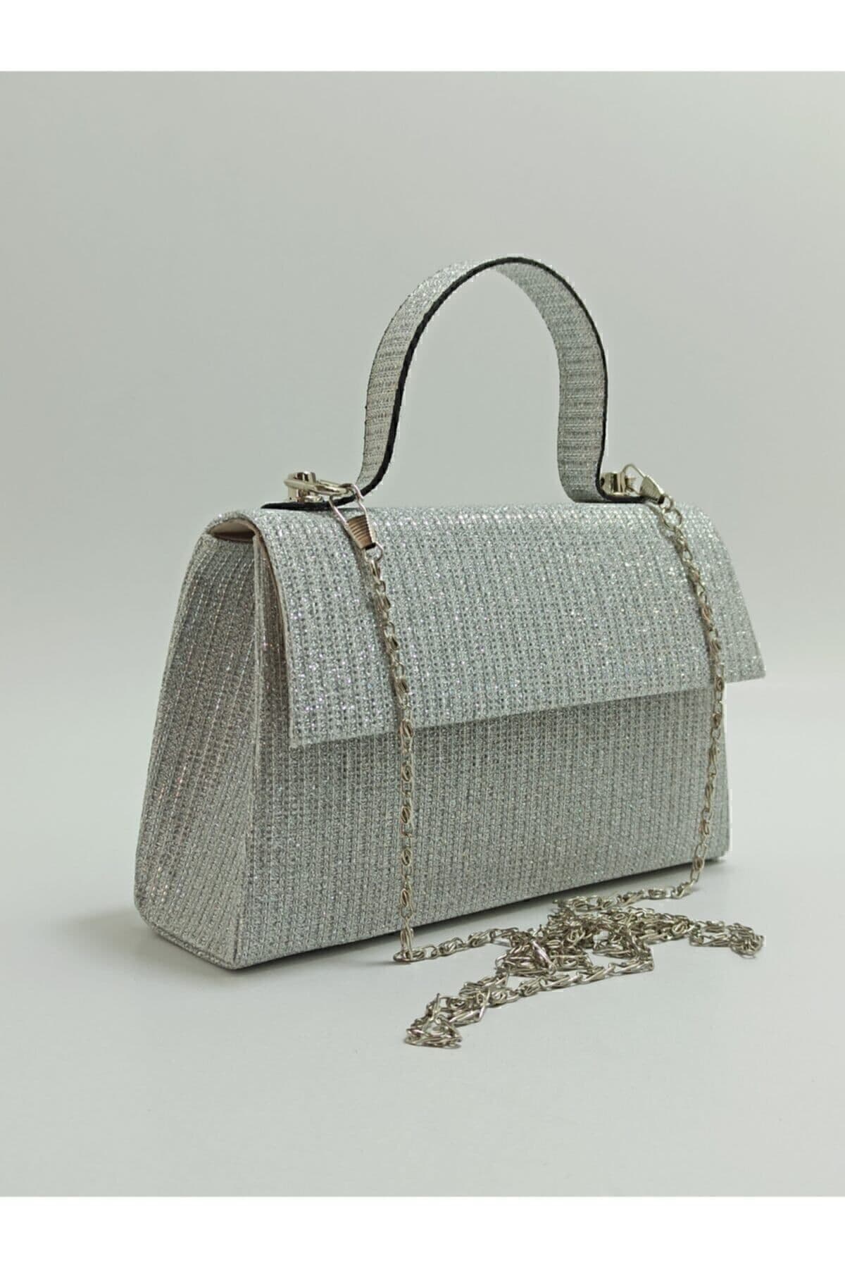 کیف زنانه dizaynbag نقرهای کیف زنانه dizaynbag نقرهای