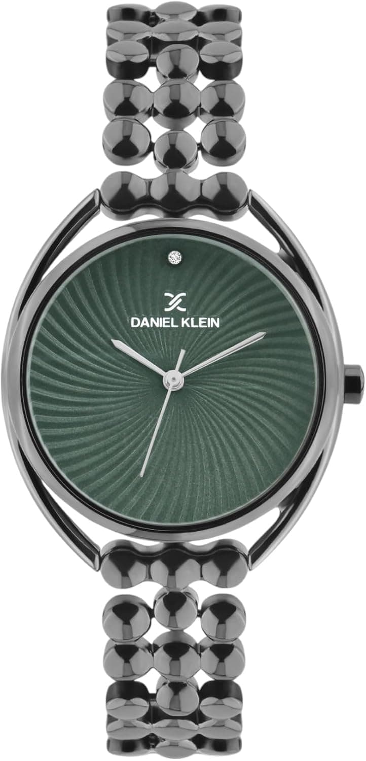ساعت مچی زنانه Daniel Klein بند خاکستری تیره صفحه سبز مدل DK.1.14020-4 ساعت مچی زنانه Daniel Klein بند خاکستری تیره صفحه سبز مدل DK.1.14020-4
