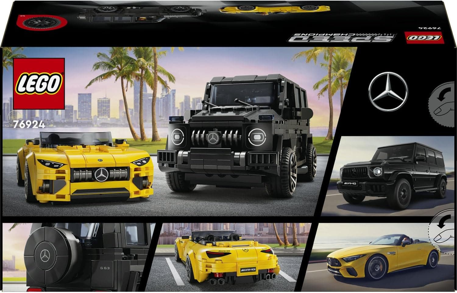لگو Speed Champions مدل Mercedes-AMG G 63 و Mercedes-AMG SL 63 مدل 76924 لگو Speed Champions مدل Mercedes-AMG G 63 و Mercedes-AMG SL 63 مدل 76924