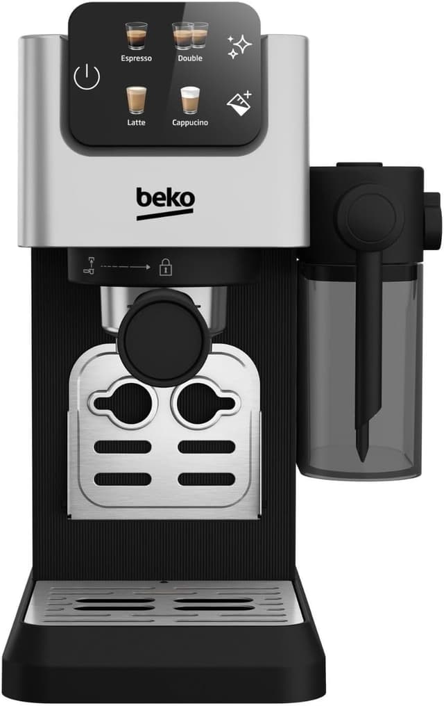 دستگاه اسپرسوساز دیجیتال Beko استیل با فشار 15 Bar و نمایشگر LCD مدل CEP5304X دستگاه اسپرسوساز دیجیتال Beko استیل با فشار 15 Bar و نمایشگر LCD مدل CEP5304X