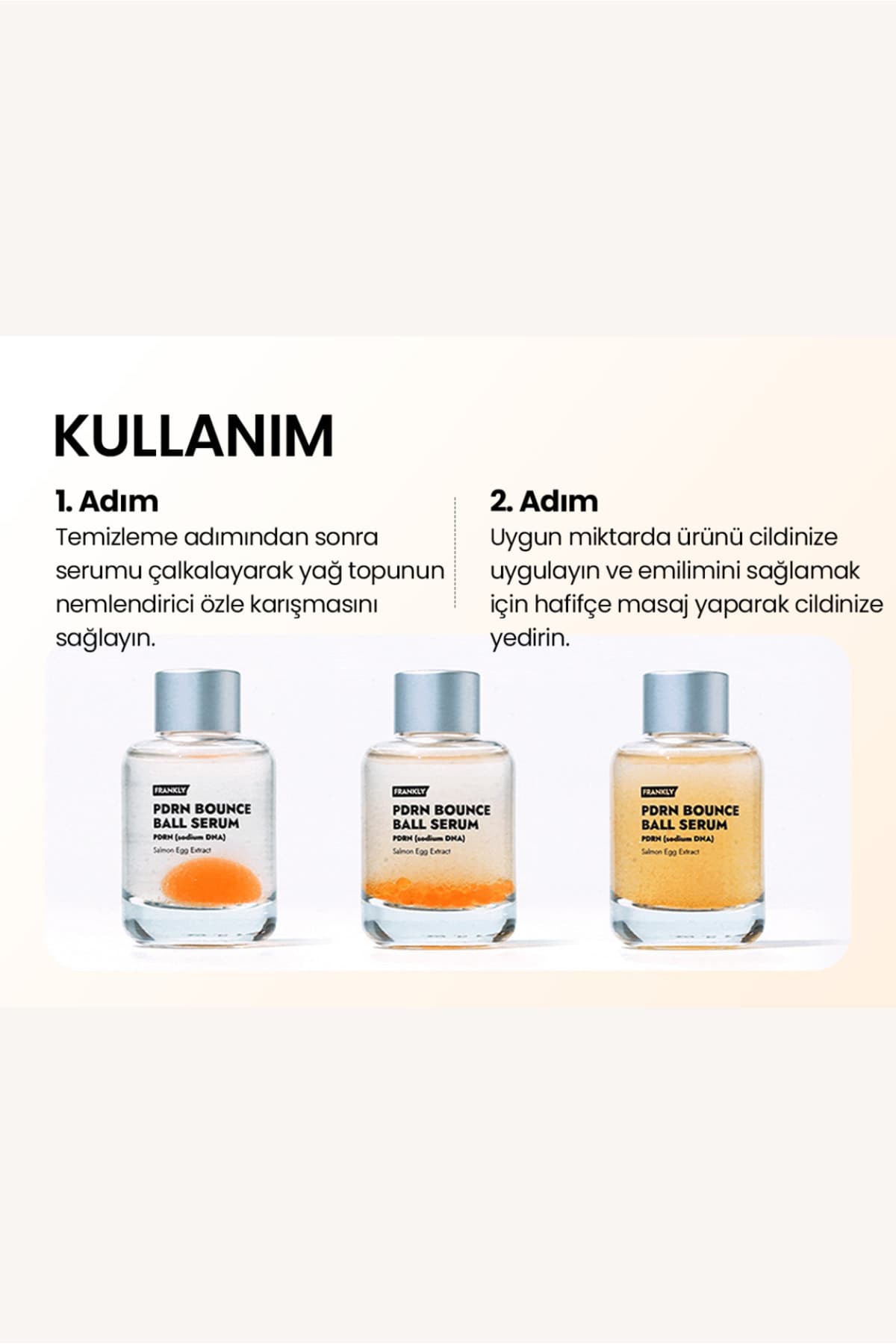 سرم اسنس دو فازی FRANKLY حاوی PDRN کمککننده به جوانسازی پوست مدل PDRN Bounce Ball Serum 30 mL سرم اسنس دو فازی FRANKLY حاوی PDRN کمککننده به جوانسازی پوست مدل PDRN Bounce Ball Serum 30 mL