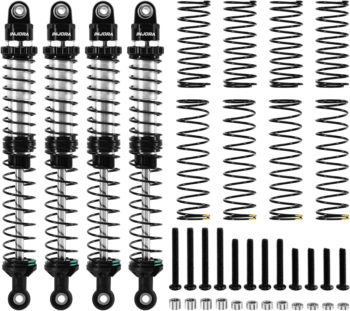 کمکفنر روغنی دو نرخی 120mm برای خودرو کنترلی آفرود INJORA DRX کمکفنر روغنی دو نرخی 120mm برای خودرو کنترلی آفرود INJORA DRX