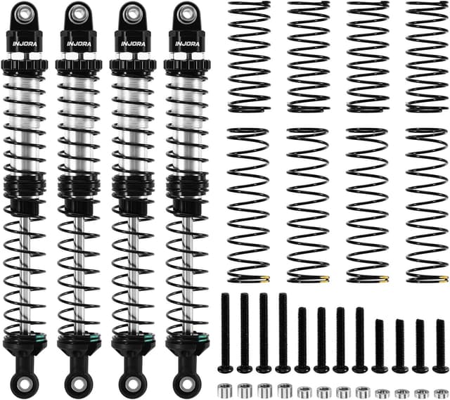 کمکفنر روغنی دو نرخی 120mm برای خودرو کنترلی آفرود INJORA DRX کمکفنر روغنی دو نرخی 120mm برای خودرو کنترلی آفرود INJORA DRX