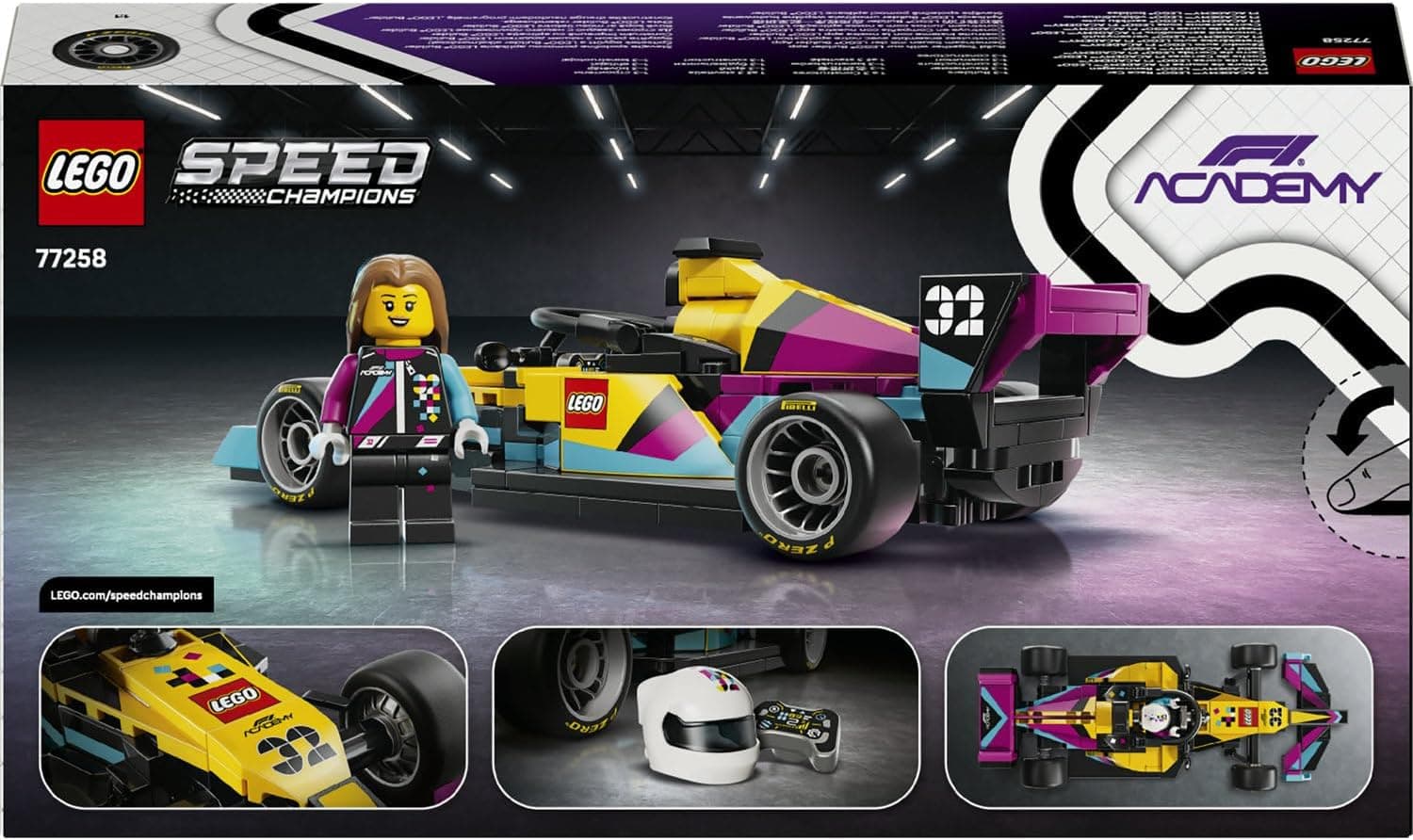 لگو Speed Champions F1 ACADEMY ماشین مسابقهای مدل 77258 لگو Speed Champions F1 ACADEMY ماشین مسابقهای مدل 77258