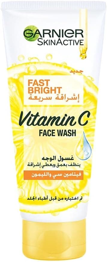 شوینده صورت Garnier Skinactive ویتامین C روشنکننده سریعاثر لیمو 100ml شوینده صورت Garnier Skinactive ویتامین C روشنکننده سریعاثر لیمو 100ml