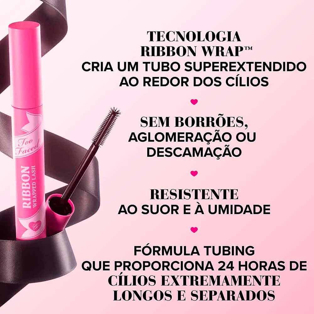 ریمل مژه Too Faced مدل Ribbon Wrapped Lash مشکی ریمل مژه Too Faced مدل Ribbon Wrapped Lash مشکی
