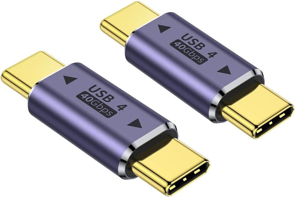کوپلر USB-C بسته 2 عددی AuviPal پشتیبانی از شارژ 240W کوپلر USB-C بسته 2 عددی AuviPal پشتیبانی از شارژ 240W