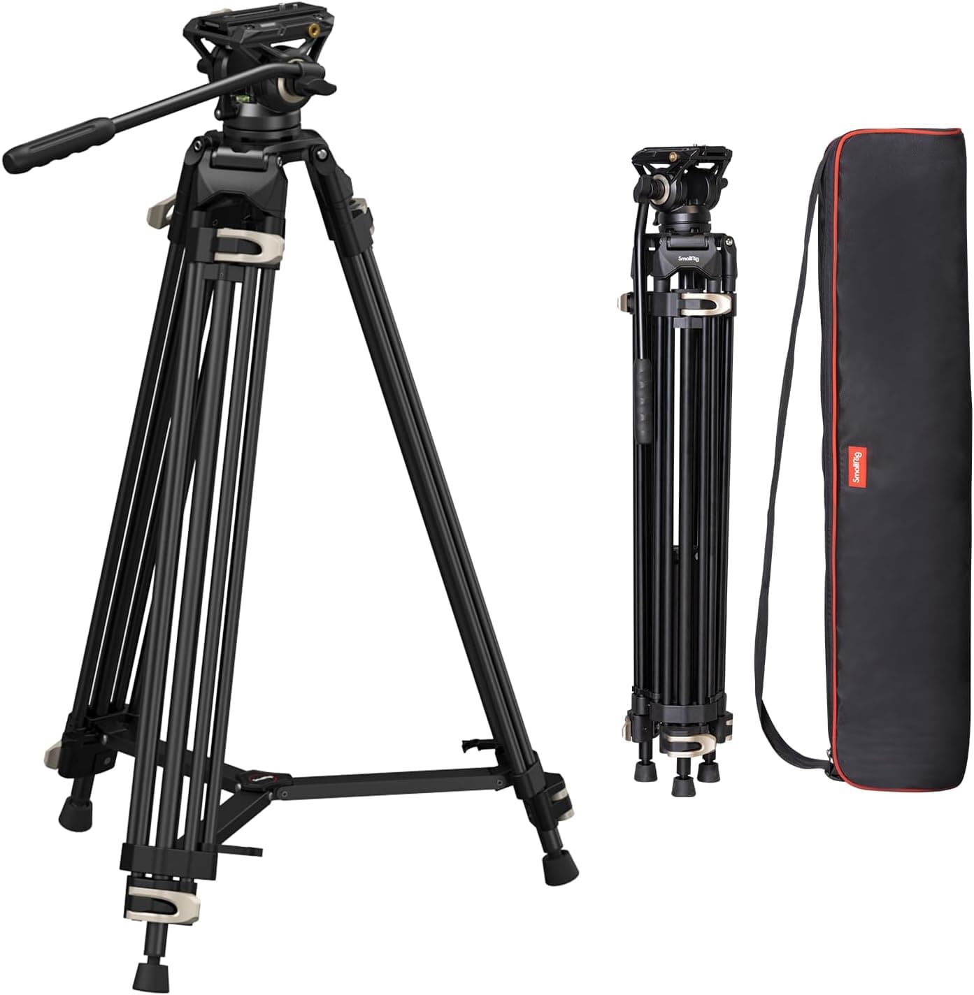 سهپایه ویدیویی SmallRig مدل AD-01 سر فلوئید ۳۶۰ درجه 73 اینچی سهپایه ویدیویی SmallRig مدل AD-01 سر فلوئید ۳۶۰ درجه 73 اینچی