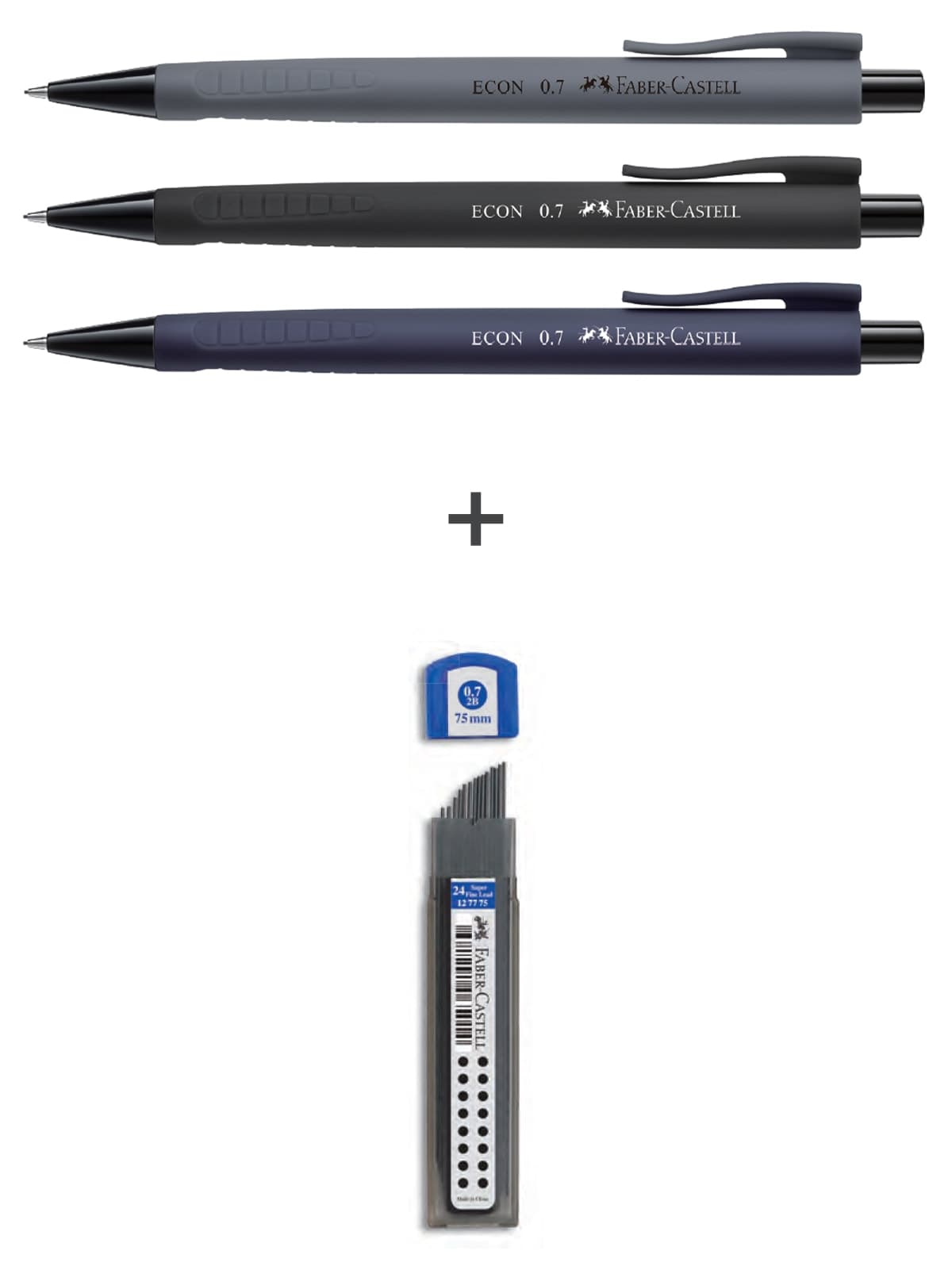 ست نوشتافزار Faber Castell 4 عددی Econ Versatil Urban 0.7 mm ست نوشتافزار Faber Castell 4 عددی Econ Versatil Urban 0.7 mm