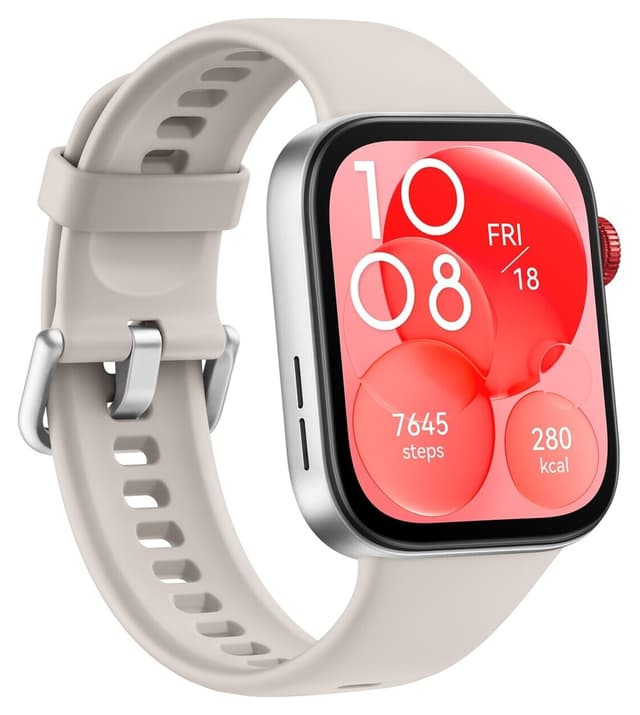 ساعت هوشمند Huawei سفید مدل Watch Fit 3 ساعت هوشمند Huawei سفید مدل Watch Fit 3