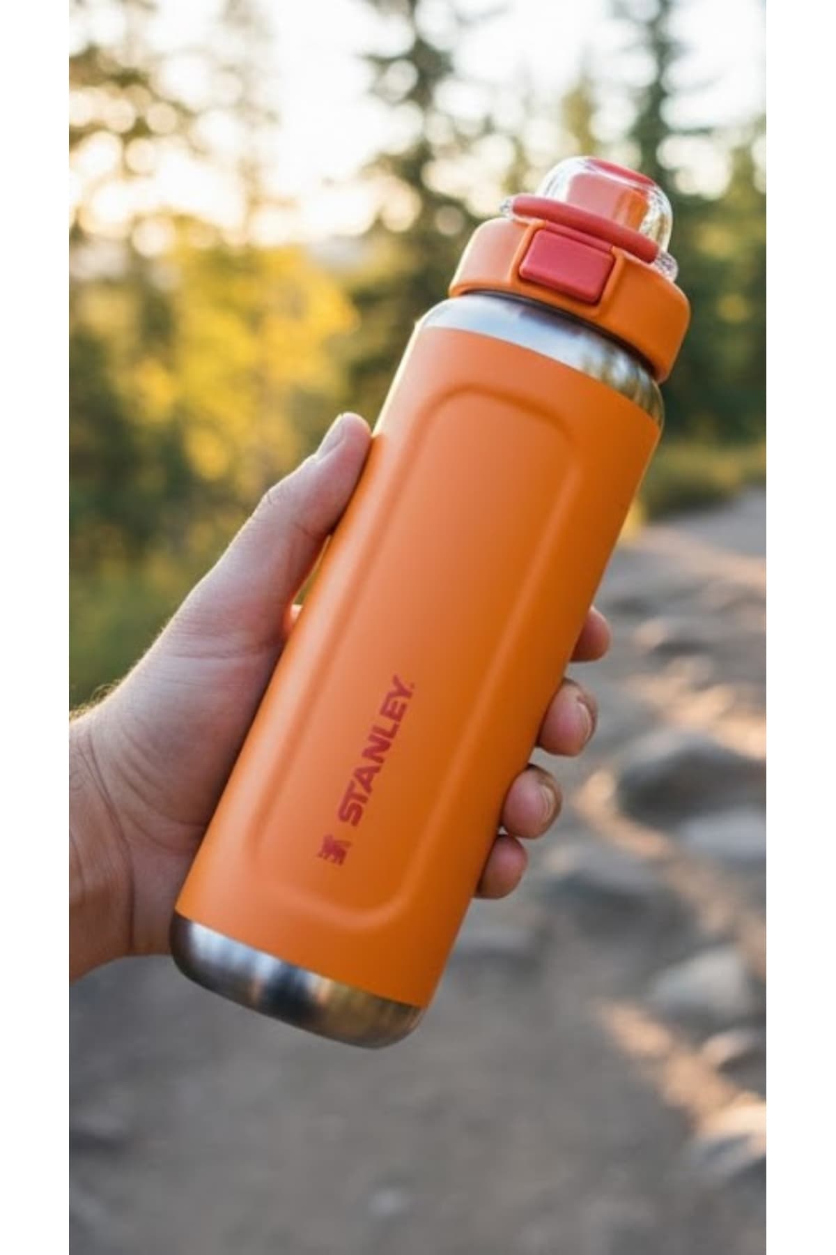 قمقمه Stanley IceFlow Bottle Flip Straw 2.0 0.7L / 24oz کاج خشک قمقمه Stanley IceFlow Bottle Flip Straw 2.0 0.7L / 24oz کاج خشک