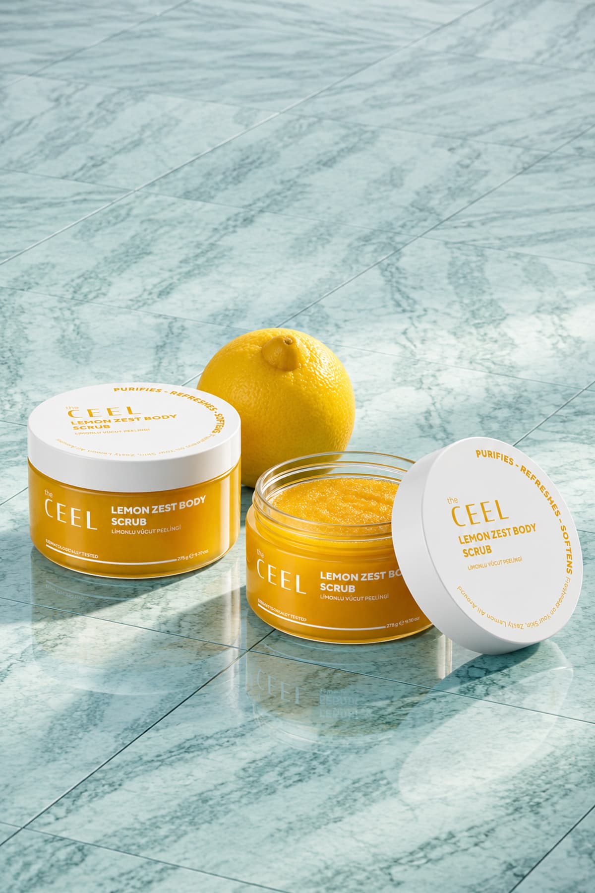 پیلینگ بدن The Ceel لیمویی مرطوبکننده و تغذیهکننده 275 gr پیلینگ بدن The Ceel لیمویی مرطوبکننده و تغذیهکننده 275 gr