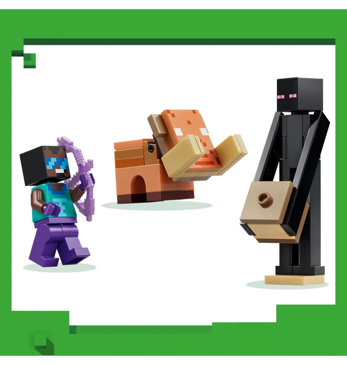 لگو Minecraft با موضوع سفر به Nether و End مدل 21584 لگو Minecraft با موضوع سفر به Nether و End مدل 21584