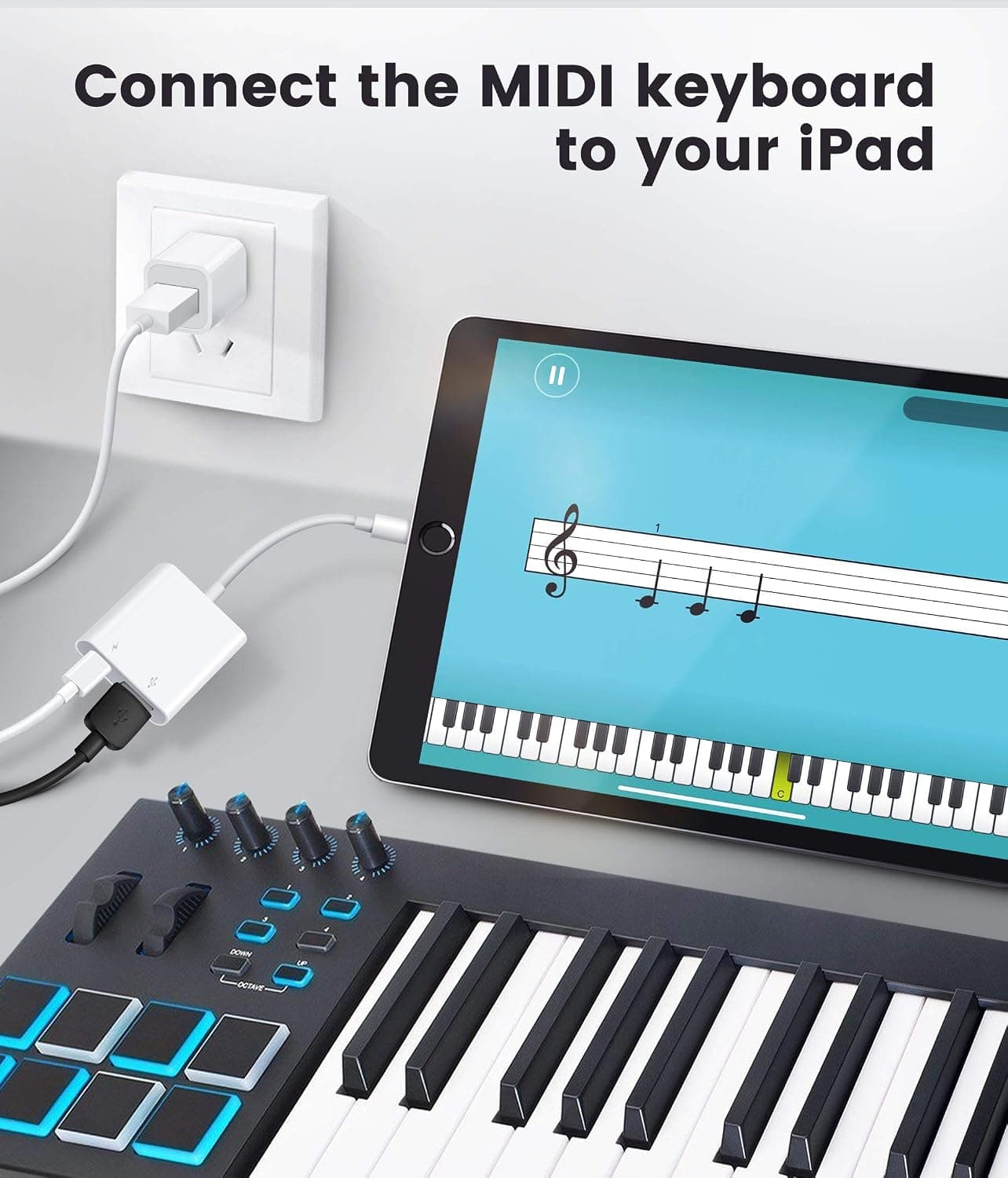 آداپتور USB برای iPhone/iPad Fubiaofei با پورت شارژ و USB مادگی OTG مدل USB 3 آداپتور USB برای iPhone/iPad Fubiaofei با پورت شارژ و USB مادگی OTG مدل USB 3