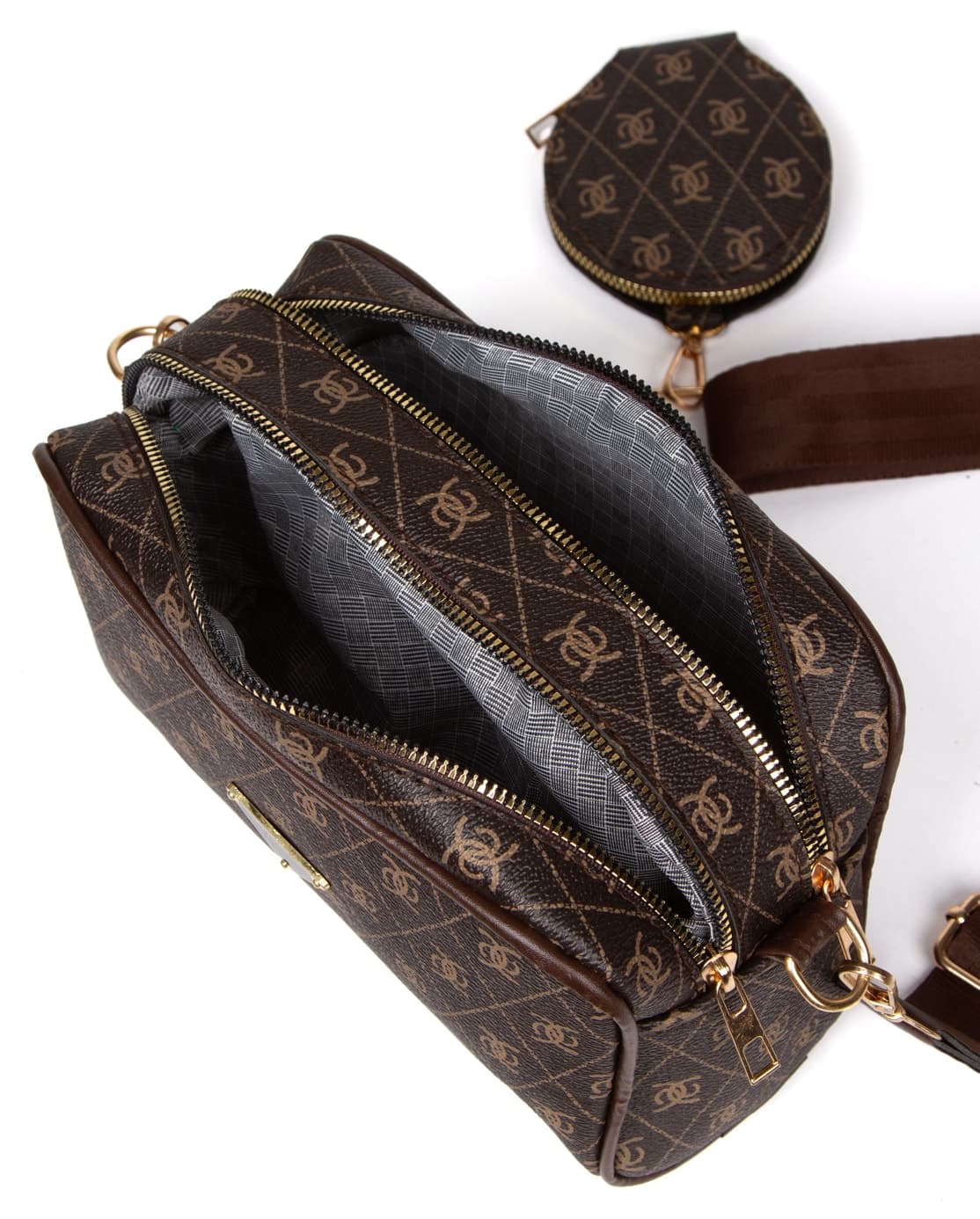 کیف دوشی زنانه Adelina Bags طرحدار با جزئیات کیفپول کیف دوشی زنانه Adelina Bags طرحدار با جزئیات کیفپول