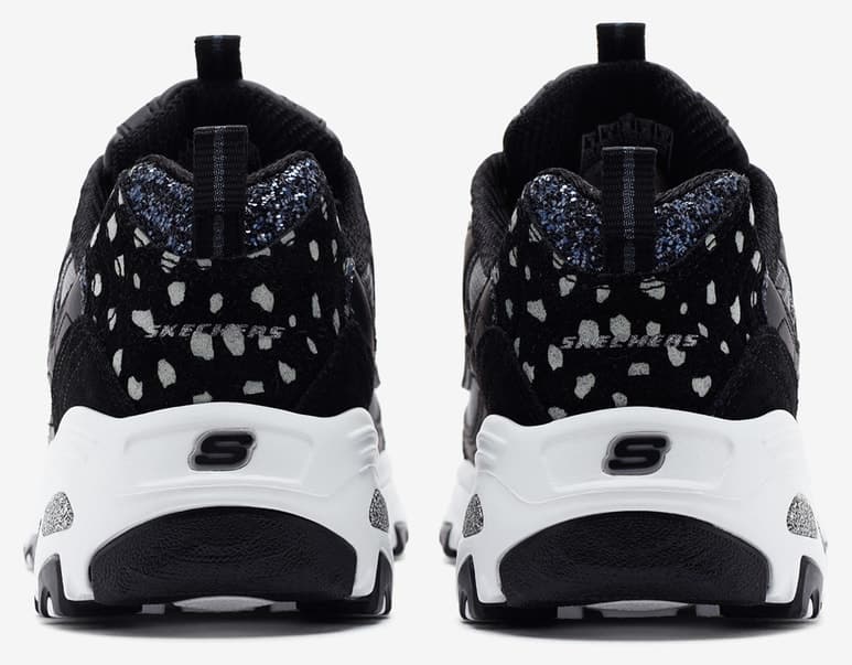 کفش اسنیکر زنانه Skechers D'Lites لوگوی چرمی جیر کف ضخیم مدل 150235 BKW کفش اسنیکر زنانه Skechers D'Lites لوگوی چرمی جیر کف ضخیم مدل 150235 BKW