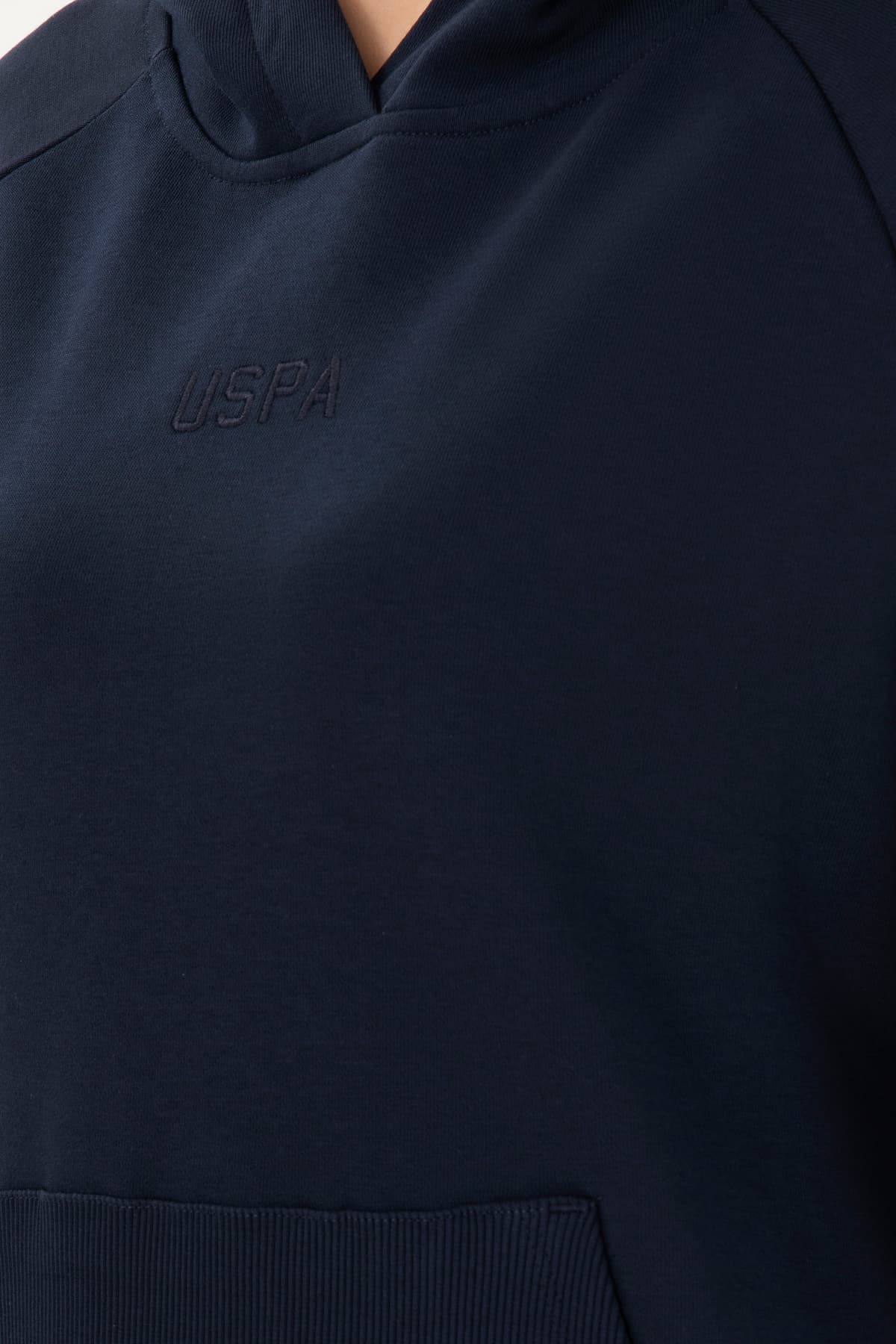 سویشرت کلاهدار زنانه U.S. Polo Assn. سرمهای مدل 50296944-VR033 سویشرت کلاهدار زنانه U.S. Polo Assn. سرمهای مدل 50296944-VR033