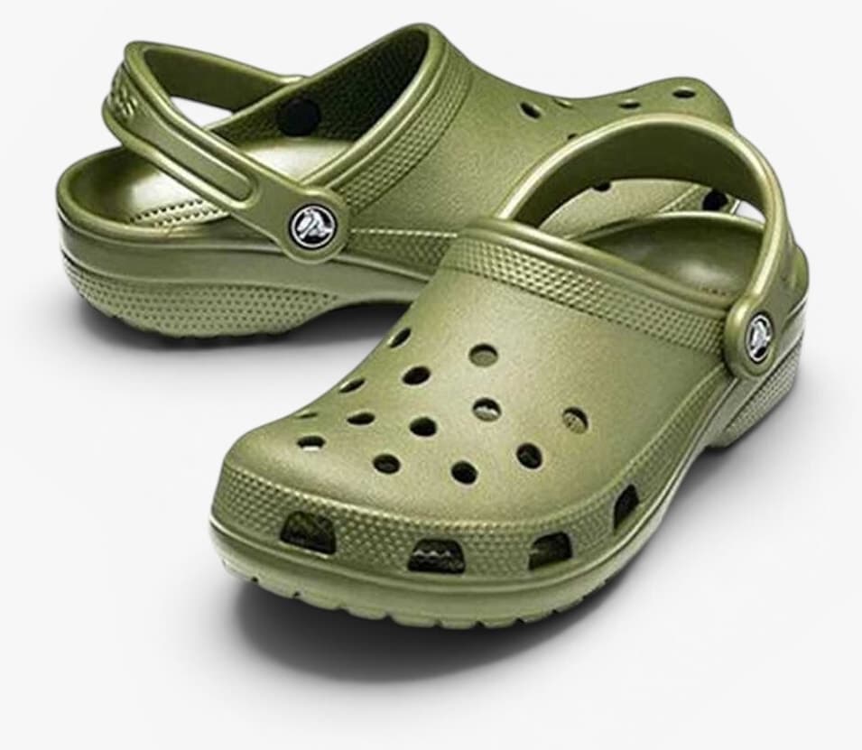 دمپایی مردانه Crocs Classic سبز مدل 10001 دمپایی مردانه Crocs Classic سبز مدل 10001