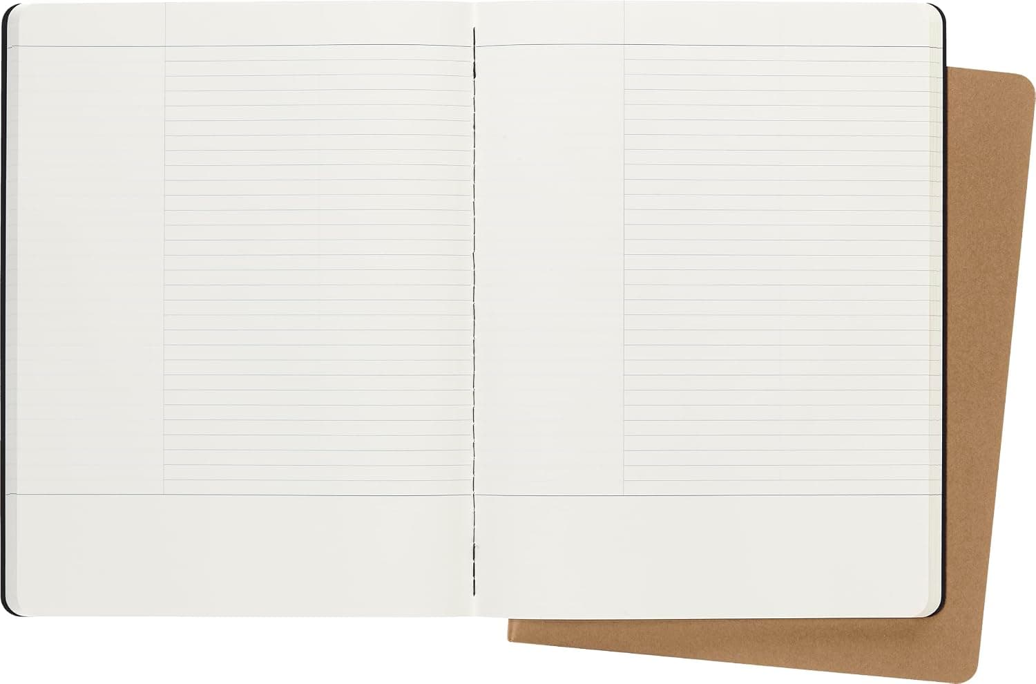 دفتر درسی Moleskine Cahier خطدار با جلد مقوایی، Xlarge، ست 2 تایی، مشکی و کرافت قهوهای مدل CH4STNB دفتر درسی Moleskine Cahier خطدار با جلد مقوایی، Xlarge، ست 2 تایی، مشکی و کرافت قهوهای مدل CH4STNB