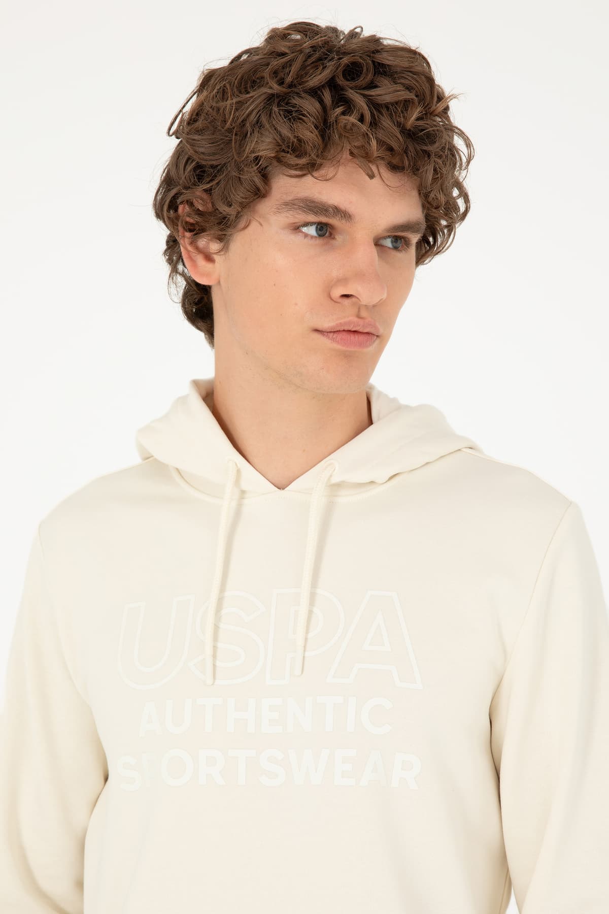 سوئیشرت مردانه U.S. Polo Assn. کرم مدل 50293439-VR071 سوئیشرت مردانه U.S. Polo Assn. کرم مدل 50293439-VR071