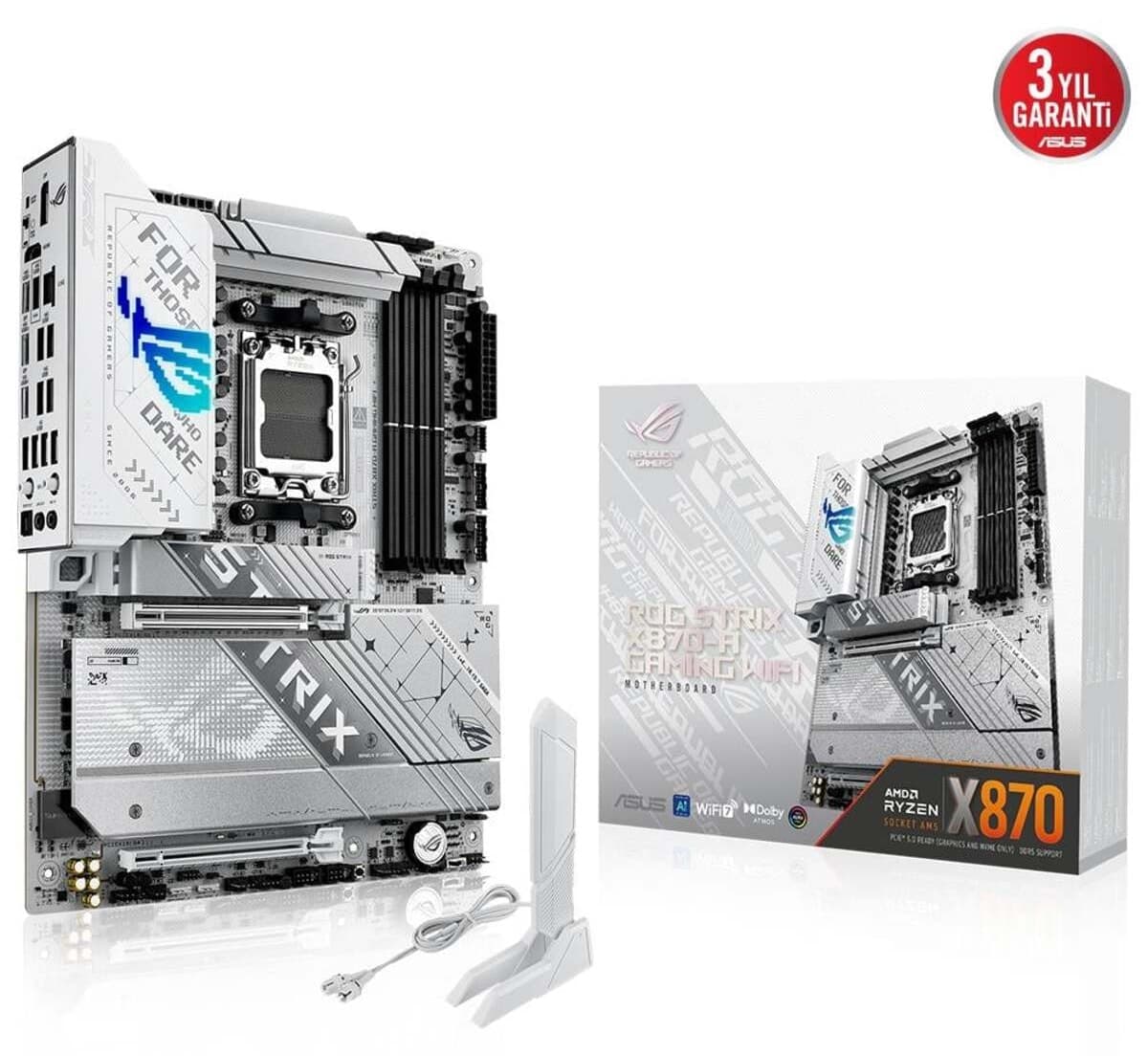 مادربرد ASUS ROG STRIX X870-A GAMING WIFI سوکت AM5 حافظه DDR5 فرم فاکتور ATX مادربرد ASUS ROG STRIX X870-A GAMING WIFI سوکت AM5 حافظه DDR5 فرم فاکتور ATX
