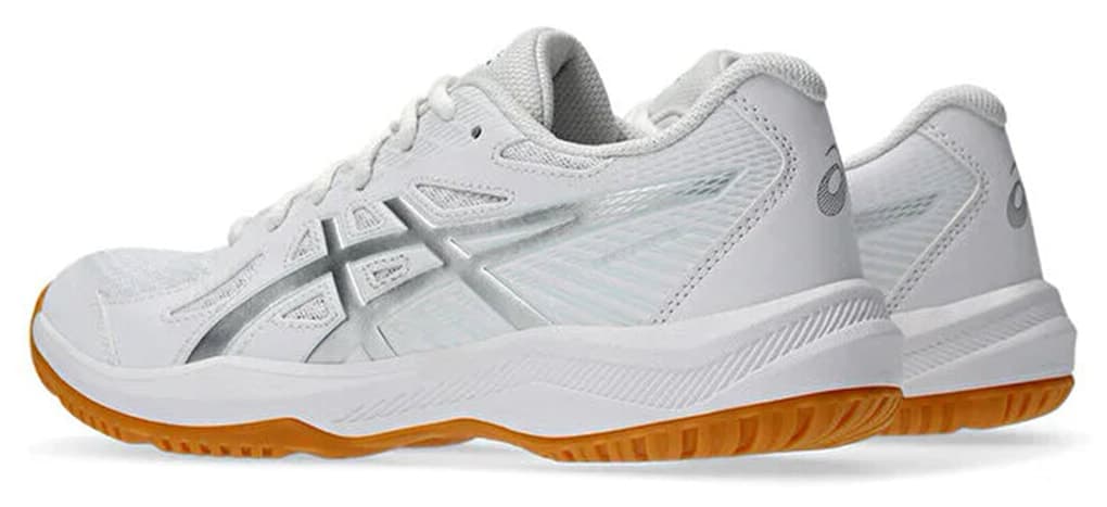 کفش والیبال زنانه Asics سفید مدل Upcourt 6 کفش والیبال زنانه Asics سفید مدل Upcourt 6