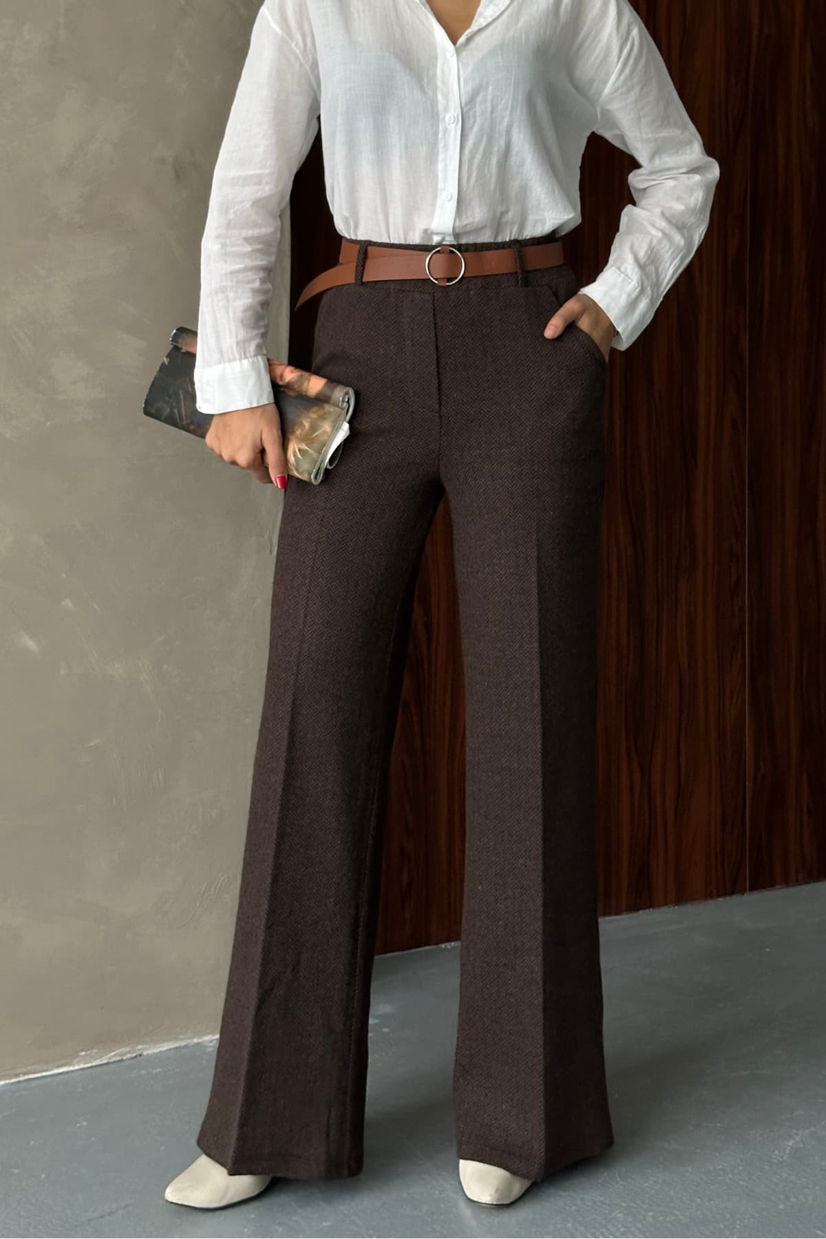 شلوار زنانه macharel jeans طرحدار پاچه گشاد Palazzo شلوار زنانه macharel jeans طرحدار پاچه گشاد Palazzo