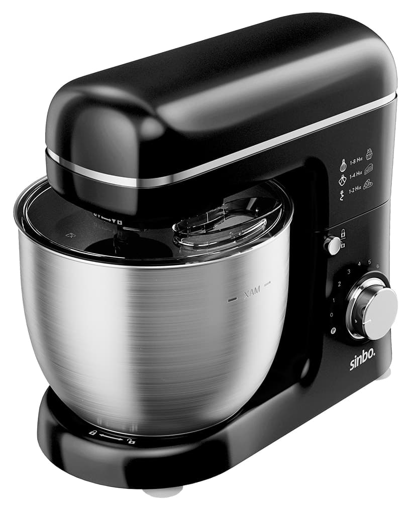 میکسر ایستاده Sinbo با کاسه فولادی 5L و توان 1300W مدل SMX-2771 میکسر ایستاده Sinbo با کاسه فولادی 5L و توان 1300W مدل SMX-2771