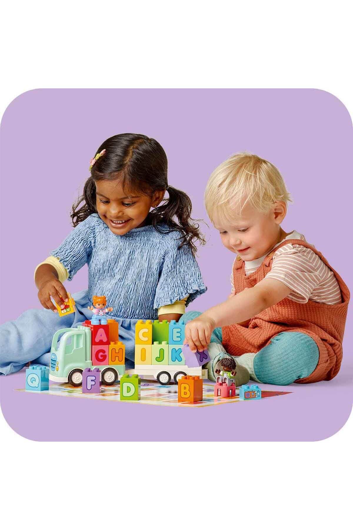 ست ساختنی کامیون الفبا لگو DUPLO مناسب 2+ سال مدل 10421 (36 قطعه) ست ساختنی کامیون الفبا لگو DUPLO مناسب 2+ سال مدل 10421 (36 قطعه)