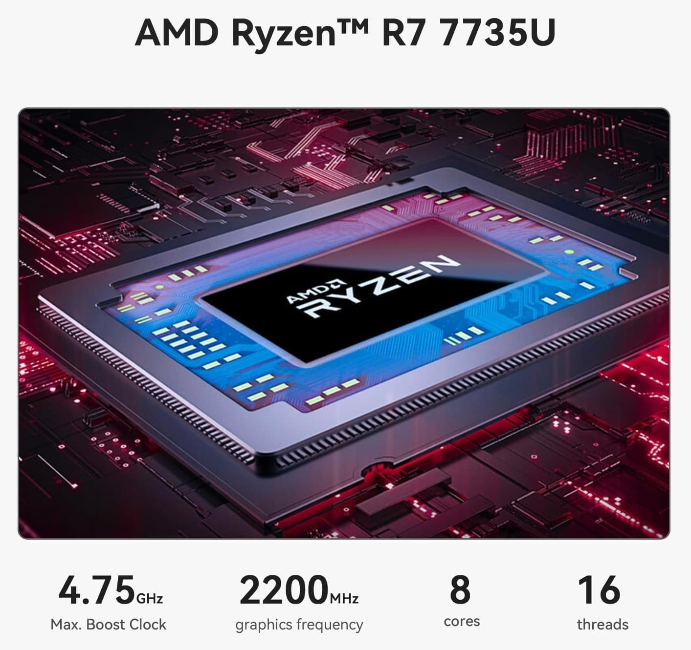 مینیپیسی Beelink SER5 MAX با پردازنده Ryzen 7 7735U، رم 16 GB و حافظه SSD 500 GB مینیپیسی Beelink SER5 MAX با پردازنده Ryzen 7 7735U، رم 16 GB و حافظه SSD 500 GB