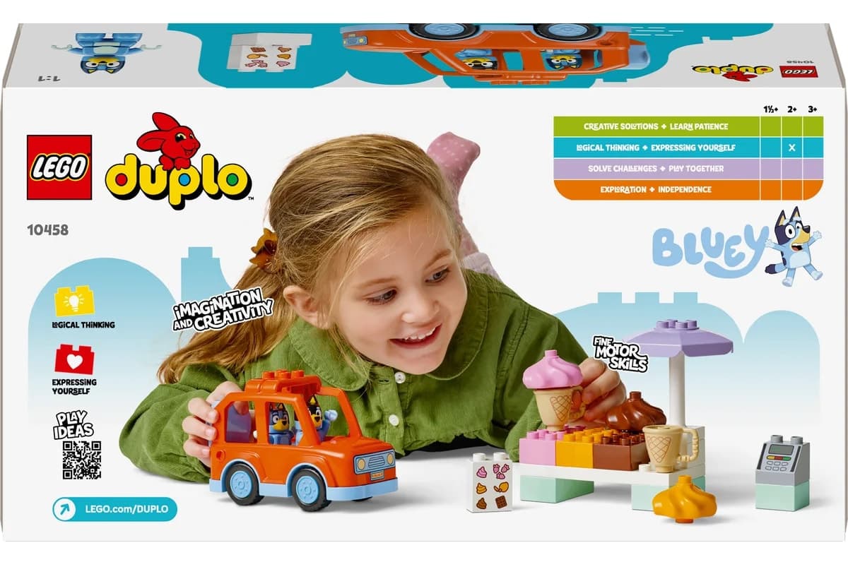 لگو DUPLO مدل 10458 گردش بستنی Bluey 22 پارچه لگو DUPLO مدل 10458 گردش بستنی Bluey 22 پارچه