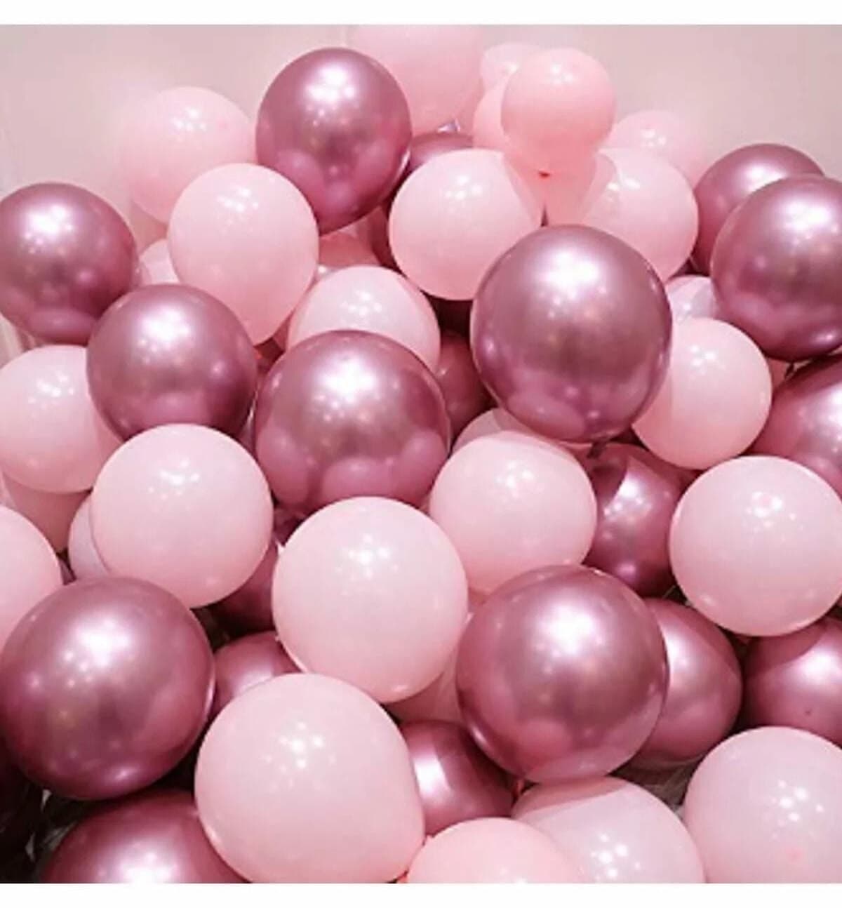 بالون BalonEvi صورتی کرومی و صورتی ماکارونی (پاستلی) بسته 15 عددی بالون BalonEvi صورتی کرومی و صورتی ماکارونی (پاستلی) بسته 15 عددی