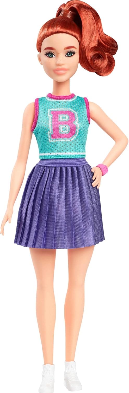 عروسک Ken دخترانه Barbie Fashionistas مدل #236 با موهای مشکی، تاپ اُمبره آبی و سبز، شلوارک جین و کتانی نقرهای عروسک Ken دخترانه Barbie Fashionistas مدل #236 با موهای مشکی، تاپ اُمبره آبی و سبز، شلوارک جین و کتانی نقرهای