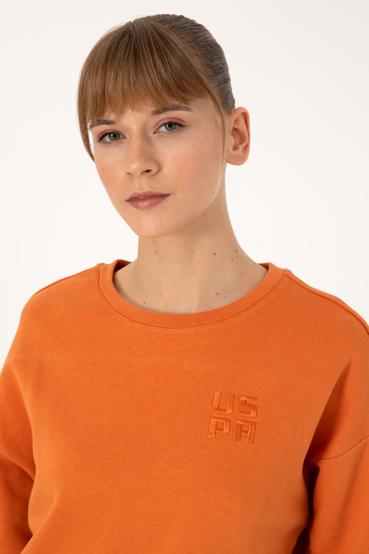 سوئیشرت زنانه U.S. Polo Assn. مسی یقه گرد ساده مدل 50313565-VR182 سوئیشرت زنانه U.S. Polo Assn. مسی یقه گرد ساده مدل 50313565-VR182