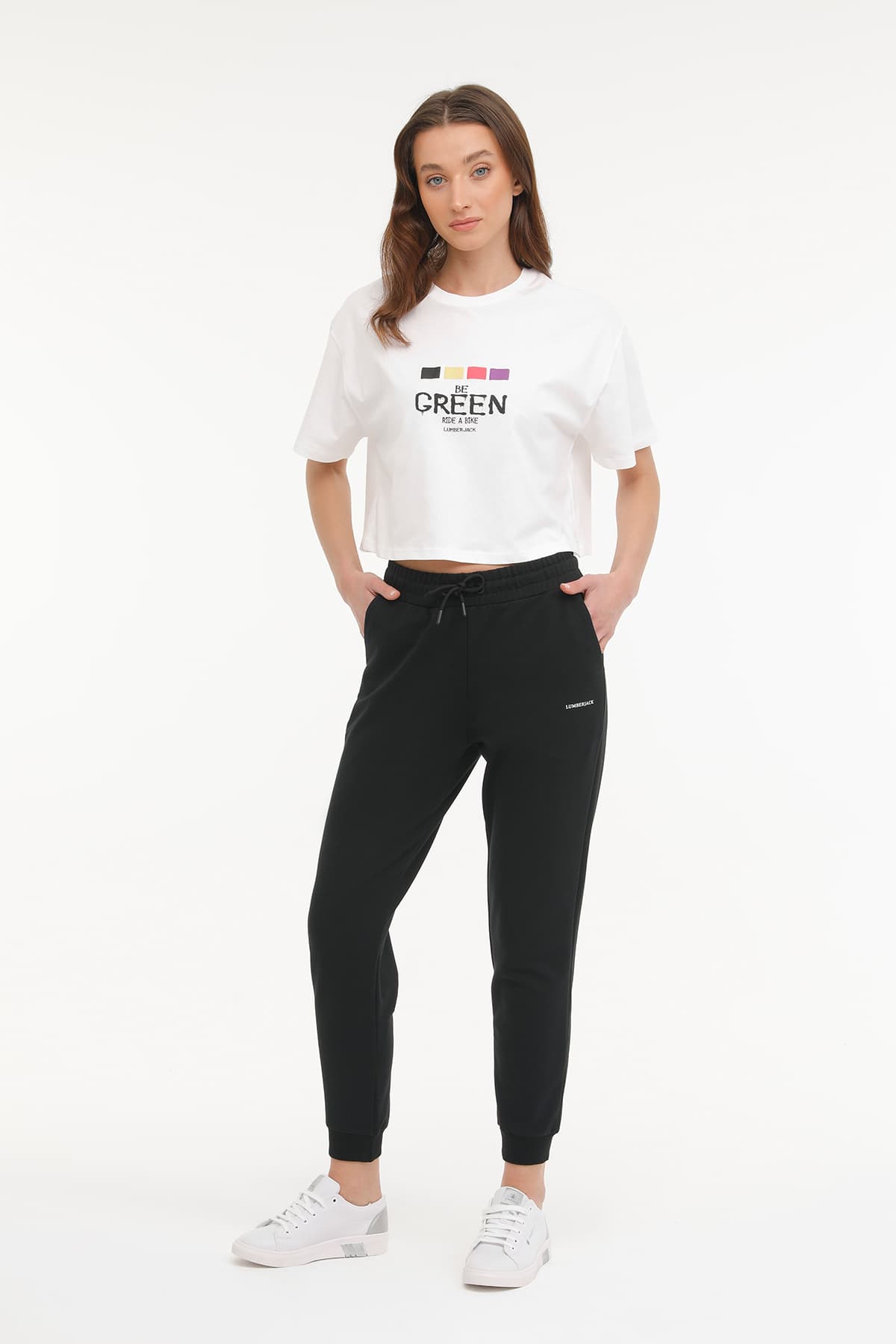 شلوار گرمکن زنانه Lumberjack مشکی BASIC JOGGER مدل W-CT133 4FX شلوار گرمکن زنانه Lumberjack مشکی BASIC JOGGER مدل W-CT133 4FX