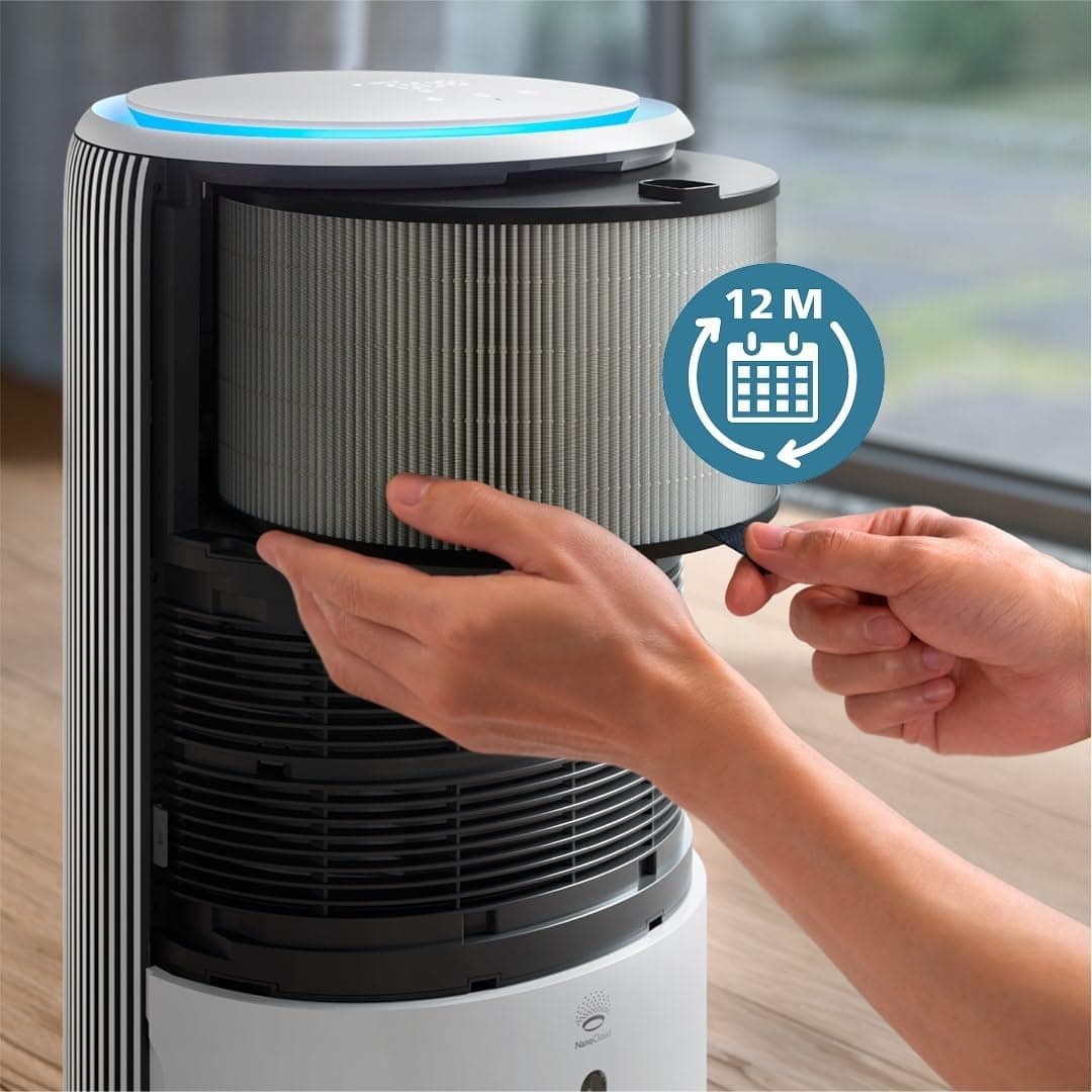 فیلتر یدکی HEPA Philips سری PureProtect Water 3400 با طراحی ۳ لایه، دوام تا ۱ سال، سازگار با AC3420/AC3421 مدل FY3400/30 فیلتر یدکی HEPA Philips سری PureProtect Water 3400 با طراحی ۳ لایه، دوام تا ۱ سال، سازگار با AC3420/AC3421 مدل FY3400/30