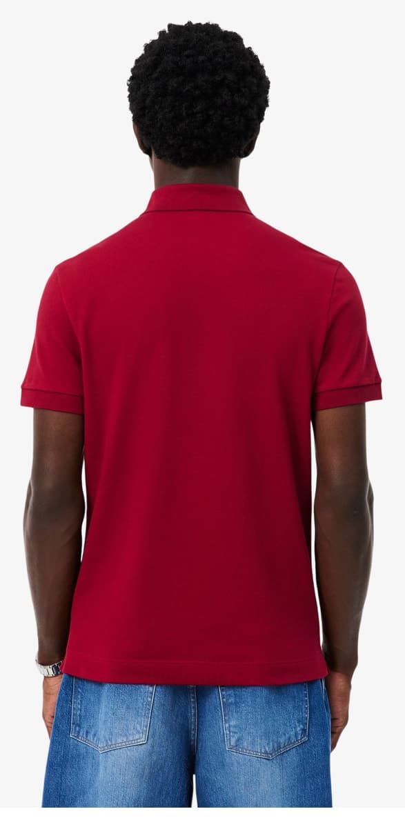 پولوشرت مردانه Lacoste فیت معمولی رنگ زرشکی پولوشرت مردانه Lacoste فیت معمولی رنگ زرشکی