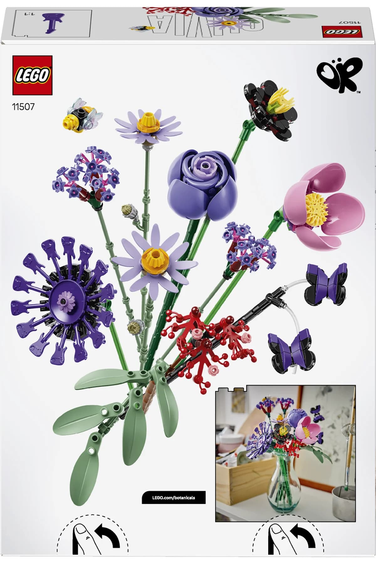 لگو Botanicals دسته گل Olivia Rodrigo مدل 11507 با 400 قطعه لگو Botanicals دسته گل Olivia Rodrigo مدل 11507 با 400 قطعه