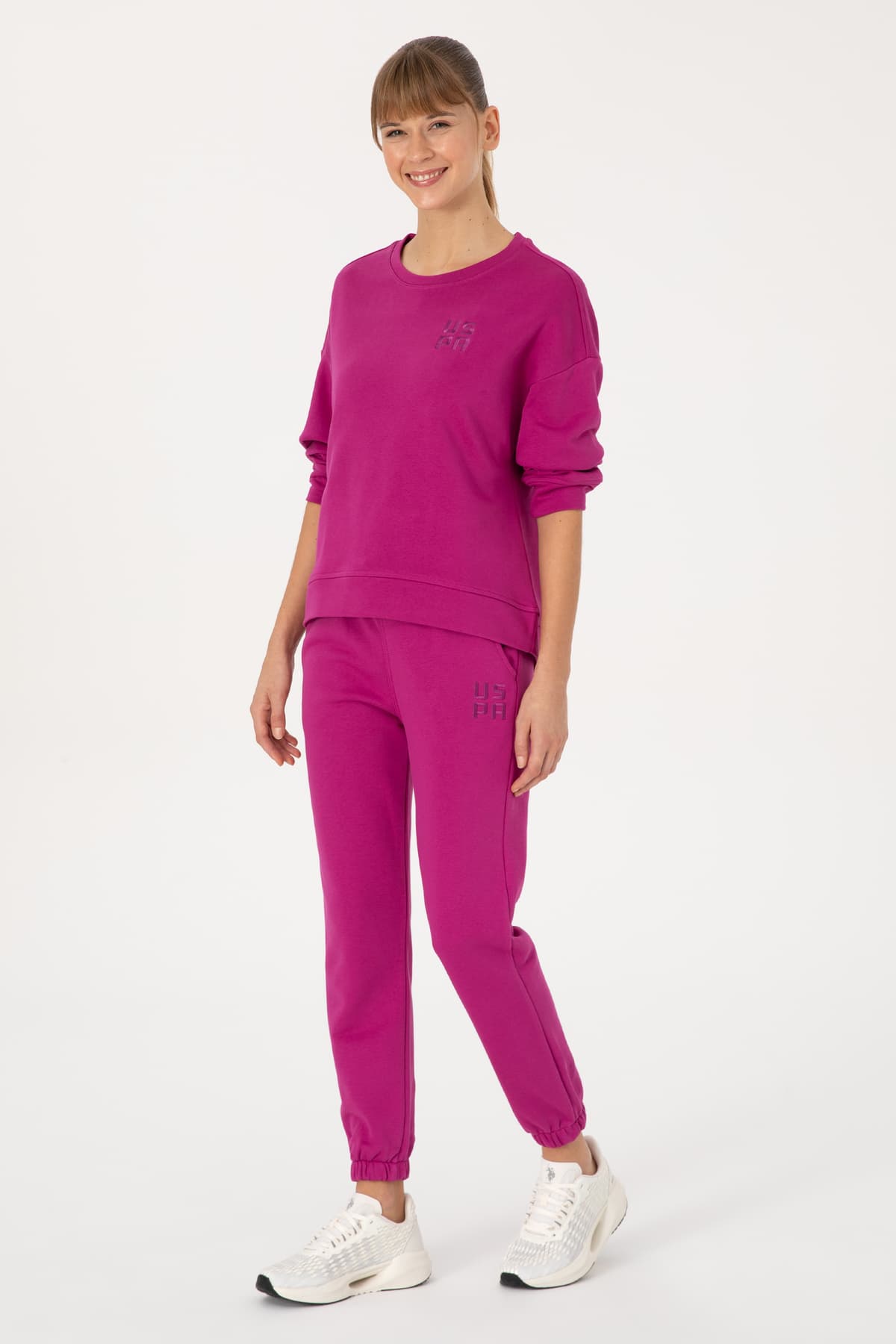 سوئیتشرت زنانه U.S. Polo Assn. فوشیا یقه گرد بیسیک مدل 50313565-VR023 سوئیتشرت زنانه U.S. Polo Assn. فوشیا یقه گرد بیسیک مدل 50313565-VR023
